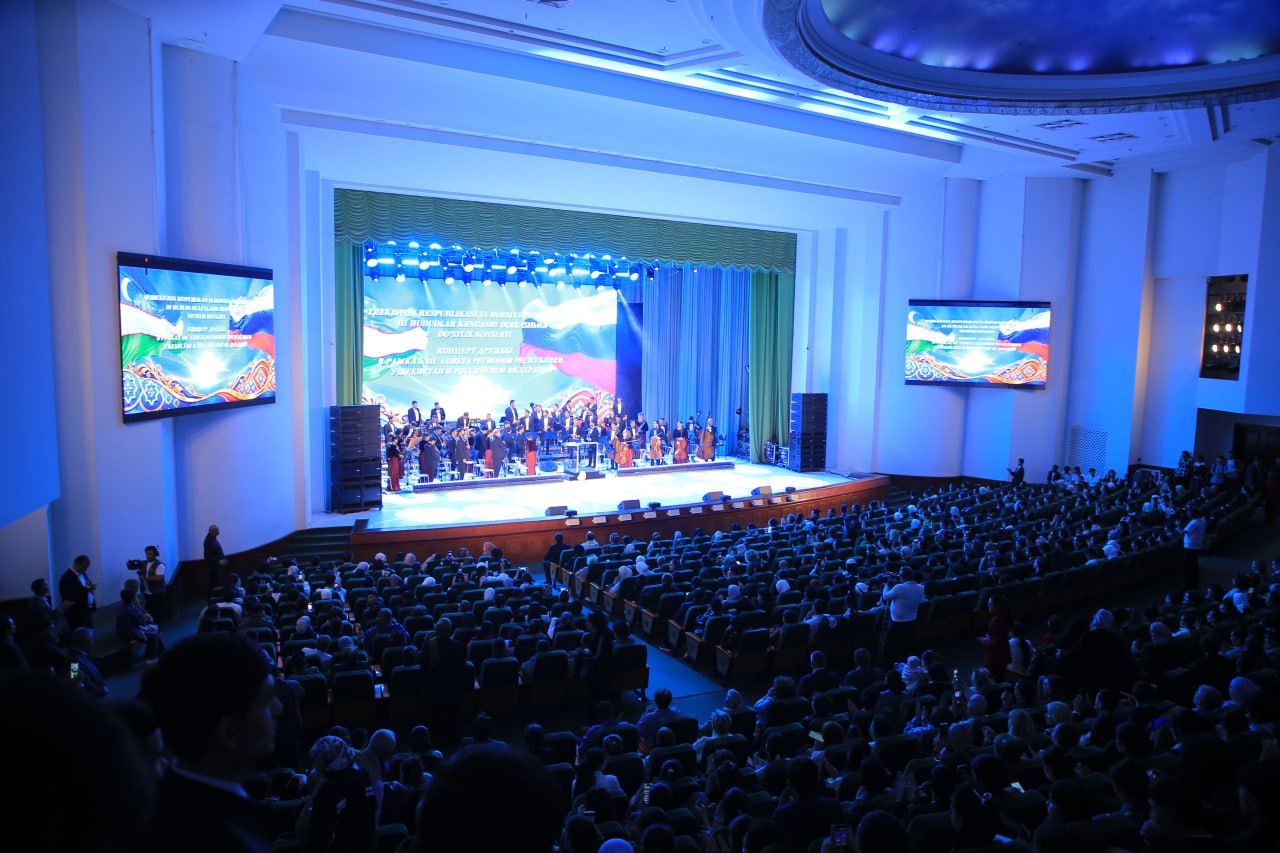 O‘zbekiston va Rossiya xalqlari do‘stligi madh etilgan tantanali konsert bo‘lib o‘tdi